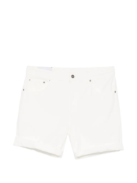  Dondup Rolled-hem Shorts - White 