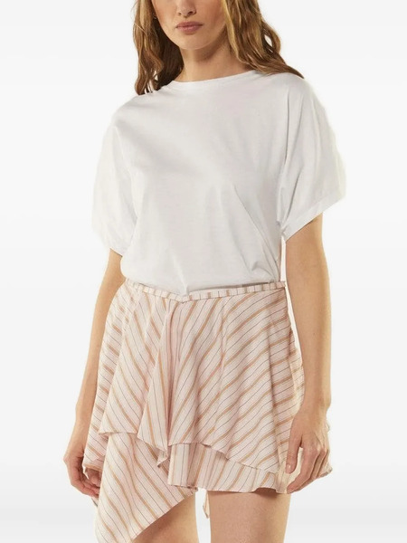  Dondup Ruched-detail T-shirt - White 