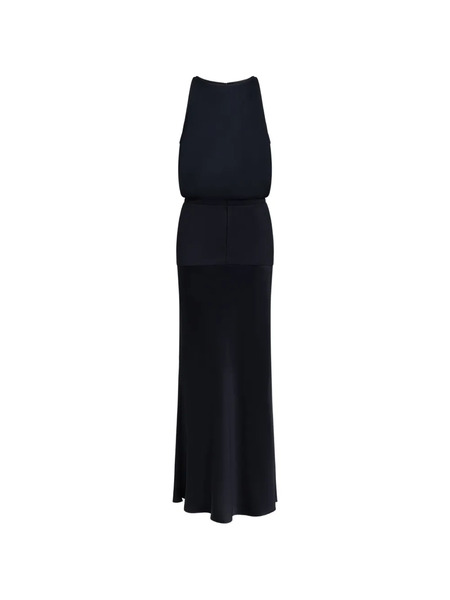  Dondup Sleeveless Open Back Dress - Black 