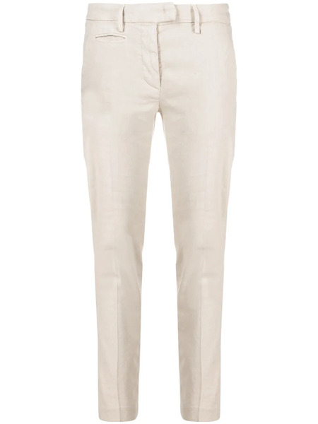  Dondup Slim Cropped Trousers - Neutrals 