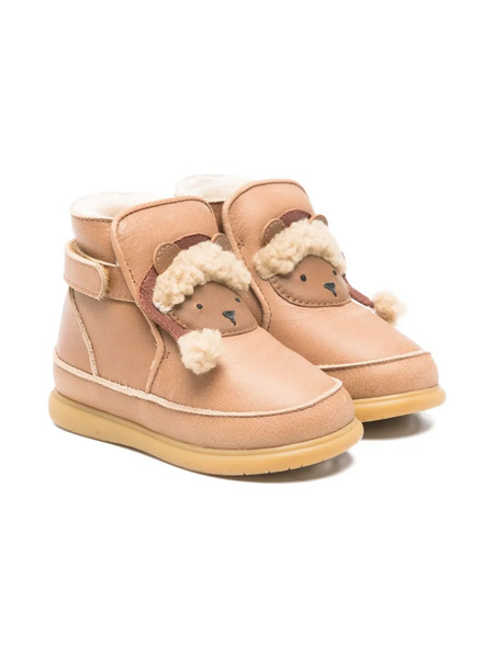 Donsje Bear-appliqué Boots - Brown 