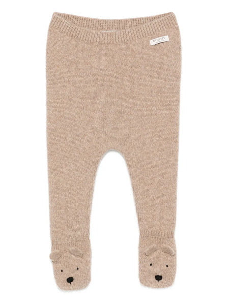  Donsje Bear-foot Knitted Trousers - Brown 
