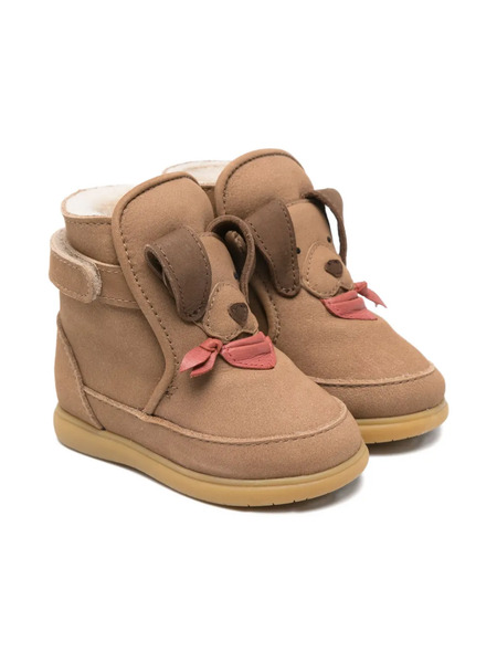  Donsje Dog-face Shearling Boots - Brown 