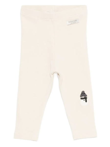  Donsje Embroidered-motif Trousers - Neutrals 