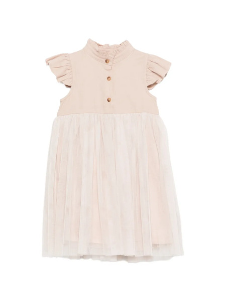 Donsje Fleurence Ruffled Button Dress - Neutrals 