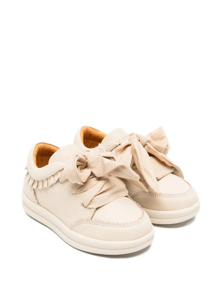  Donsje Lexley Ruffled-trim Sneakers - Neutrals 