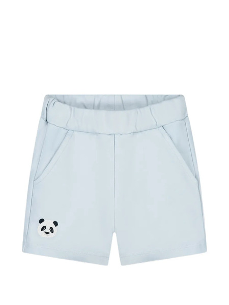  Donsje Panda-motif Shorts - Blue 