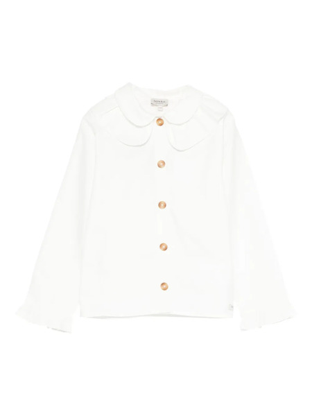  Donsje Peter Pan Collar Buttoned Shirt - White 
