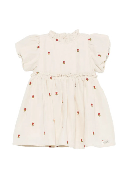 Donsje Ruffled Floral Dress - Neutrals 