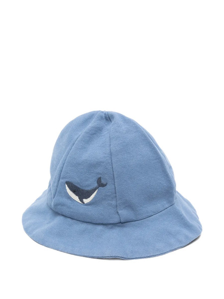  Donsje Steijn Embroidered-whale Hat - Blue 