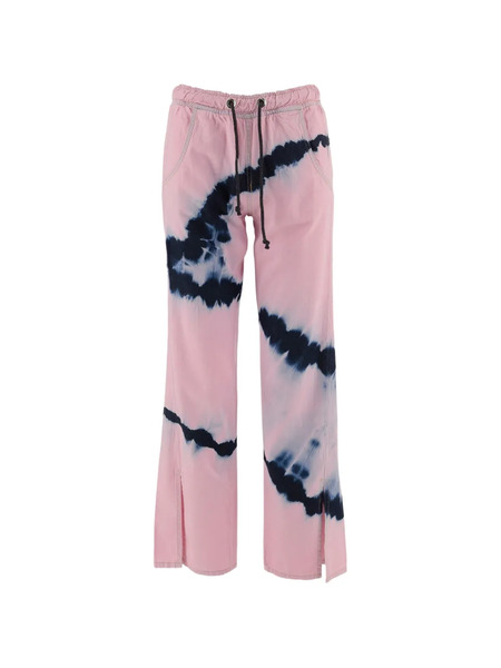  Don't @ Me Tie-dye Jeans - Pink 