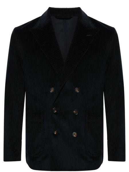  Doppiaa Cotton Jacket - Blue 