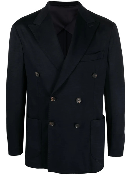  Doppiaa Double-breasted Blazer - Blue 