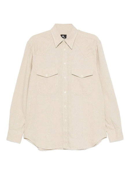  Doppiaa Double-pocket Shirt - Neutrals 