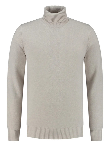  Doriani Cashmere Turtleneck Sweater - Grey 