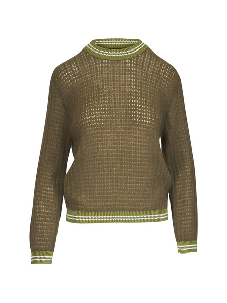  Dorothee Schumacher Airy Softness Waffle-knit Sweater - Green 