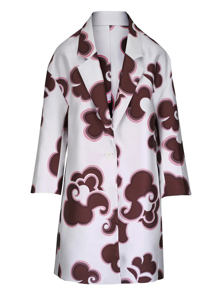  Dorothee Schumacher Floral Coat - White 