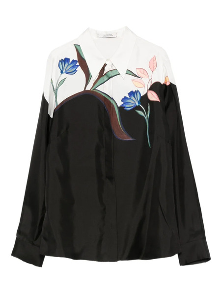  Dorothee Schumacher Floral-print Shirt - Black 