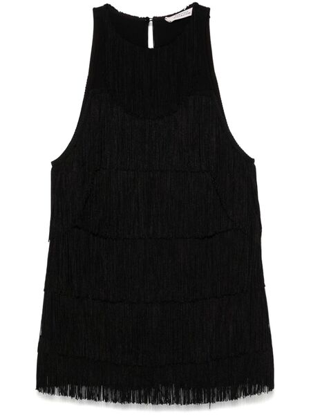  Dorothee Schumacher Fringed Top - Black 