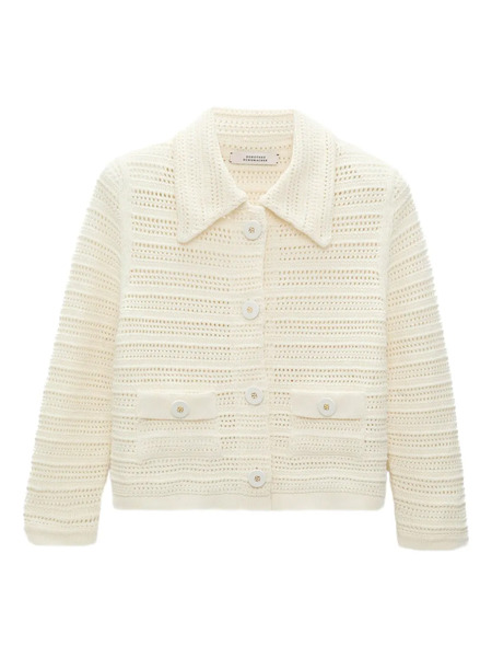 Dorothee Schumacher Open-knit Buttoned Cardigan - Neutrals 