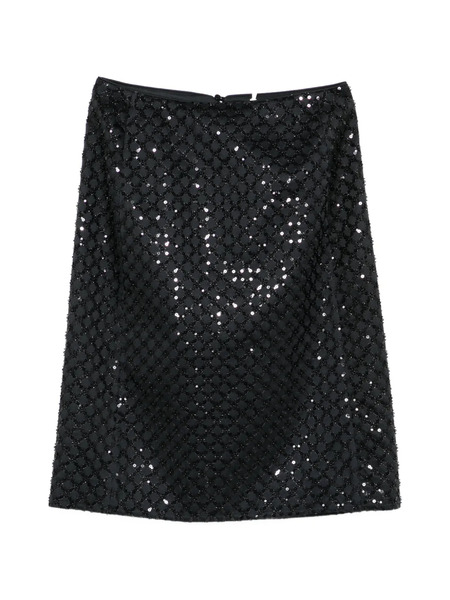  Dorothee Schumacher Patterned Midi A-line Skirt - Black 