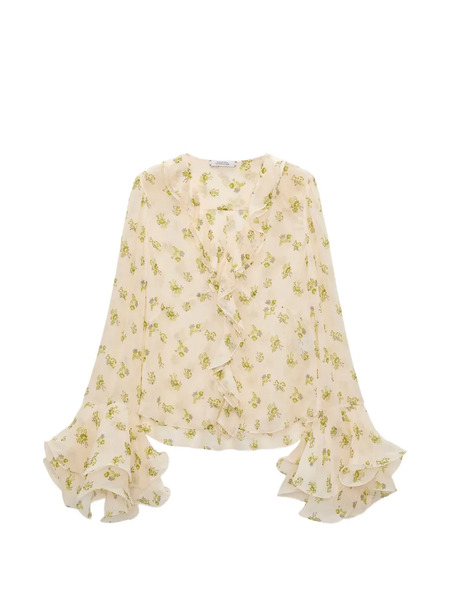  Dorothee Schumacher Ruffled Blouse - Neutrals 