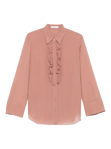  Dorothee Schumacher Ruffled Button-front Shirt - Pink 