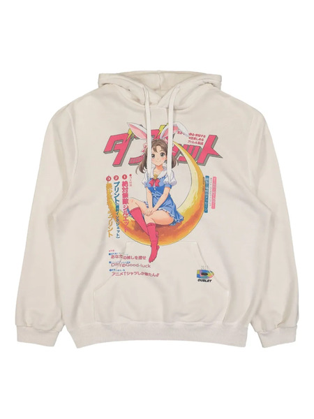  Doublet Anime-print Hoodie - Neutrals 