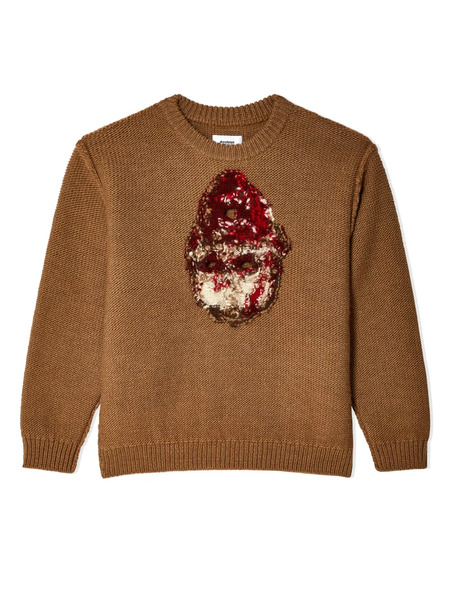  Doublet Embroidered Sweater - Brown 