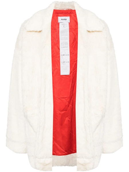  Doublet Hand-painted Faux-fur Jacket - Neutrals 