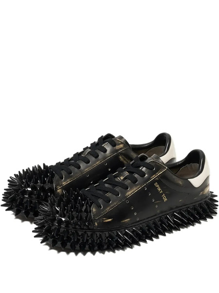  Doublet Spiky Leather Sneakers - Black 