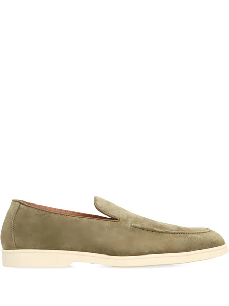  Doucal's Almond-toe Loafers - Green 