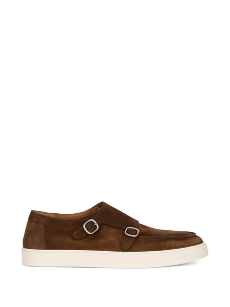  Doucal's Double-buckle Loafers - Brown 