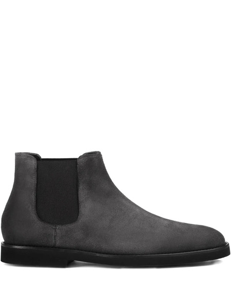  Doucal's Elastic-panel Suede Chelsea Boots - Grey 