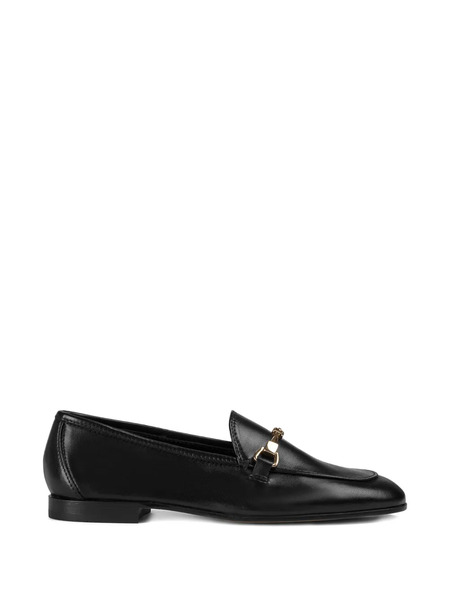  Doucal's Horsebit Leather Loafers - Black 