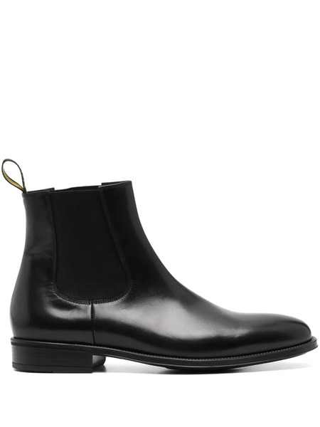  Doucal's Leather Chelsea Boots - Black 
