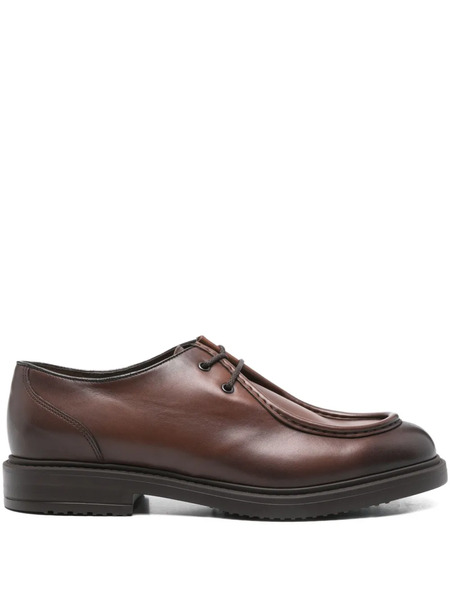  Doucal's Leather Lace-up Shoes - Brown 