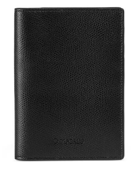  Doucal's Leather Passport Holder - Black 