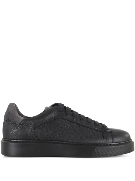  Doucal's Leather Sneakers - Black 