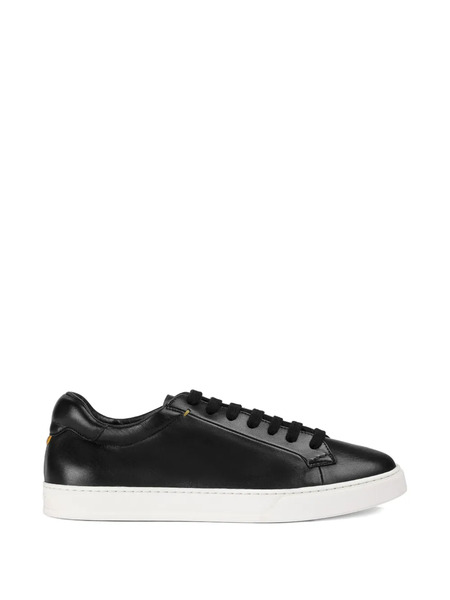  Doucal's Leather Sneakers - Black 