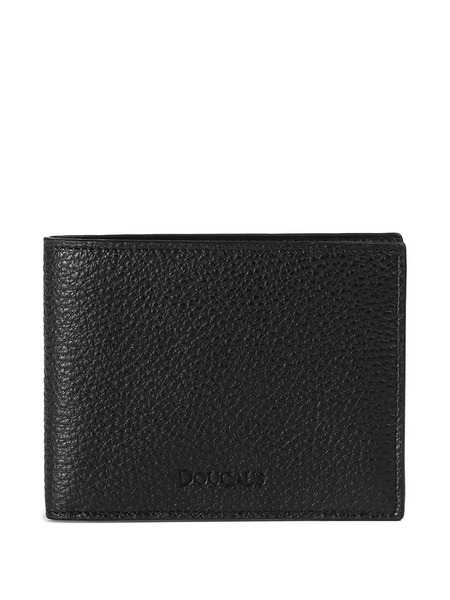  Doucal's Leather Wallet - Black 