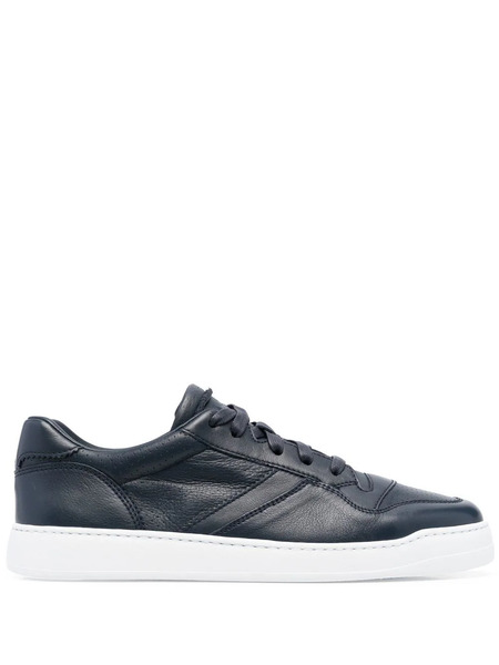  Doucal's Panelled Low-top Sneakers - Blue 