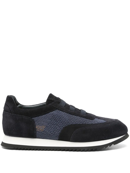  Doucal's Panelled Sneakers - Blue 