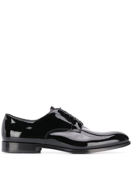  Doucal's Patent Derby Shoes - Black 