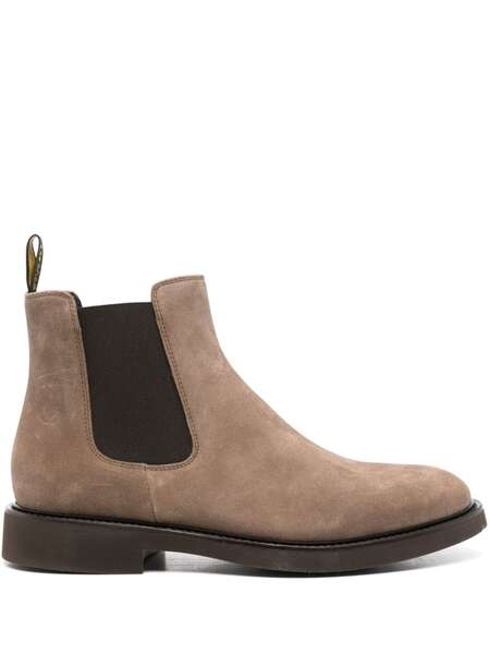  Doucal's Pull-on Suede Chelsea Boots - Brown 