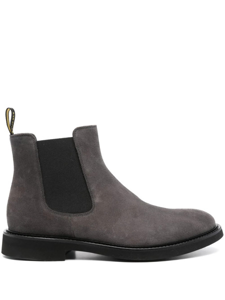  Doucal's Pull-on Suede Chelsea Boots - Grey 
