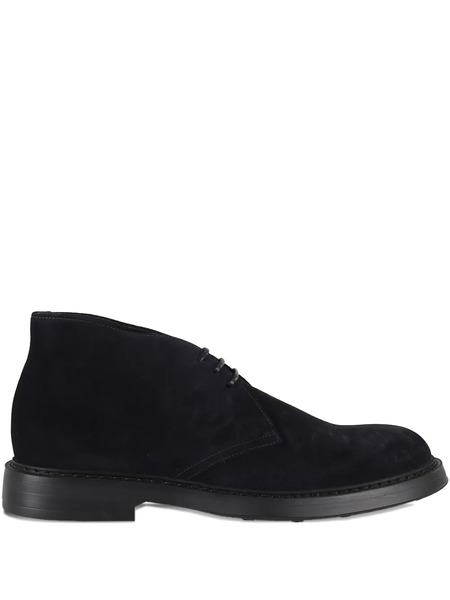  Doucal's Suede Lace-up Desert Boots - Blue 