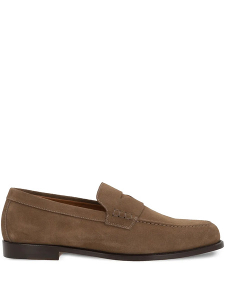  Doucal's Suede Loafers - Brown 