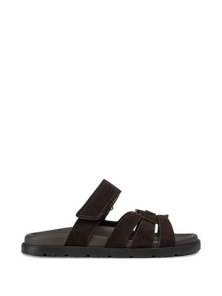  Doucal's Suede Sandals - Brown 