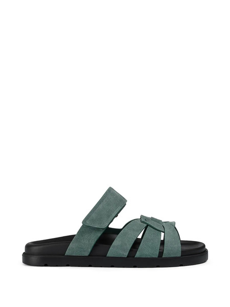  Doucal's Suede Sandals - Green 